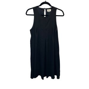 Everly Sleeveless Black Dress Keyhole Back Medium